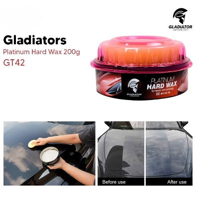 Picture of Gladiator Platinum Hard Wax for Car and Bike GT42 200 gm