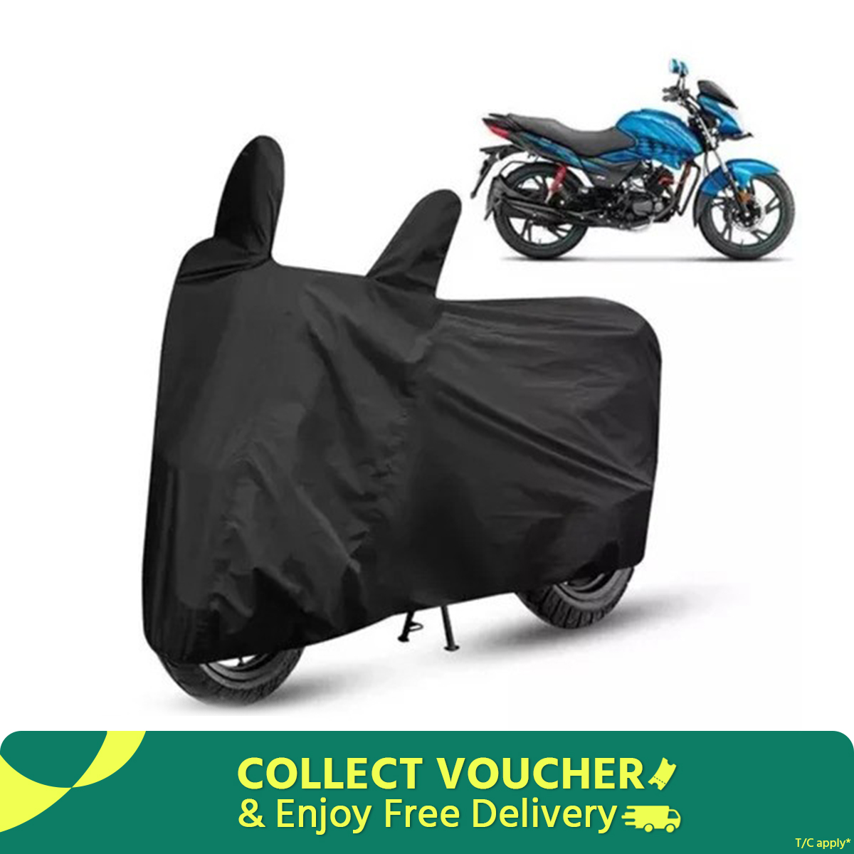 Picture of Dust Cover For bike or Motorcycle Universal Black