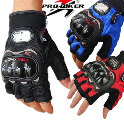 Picture of Pro Biker Half Finger Hand Gloves For biker - Multi Colors