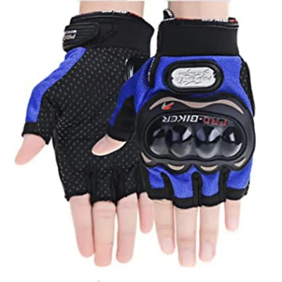 Picture of Pro Biker Half Finger Hand Gloves For biker - Multi Colors