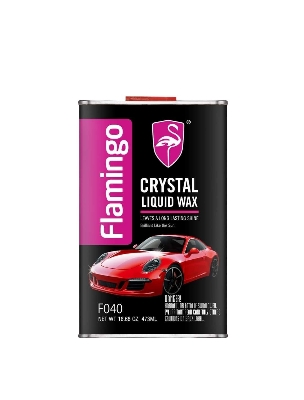 Picture of FLAMINGO CRYSTAL LIQUID WAX, POLISH LIQUID, WAX LIQUID, PAINT CARE, ULTRA SHINE, F040, 473ML