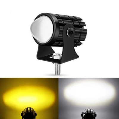 Picture of Universal Twin mini Projector Lens Waterproof With Two Color yellow/White & High and low Beam Fog lamp For Bike