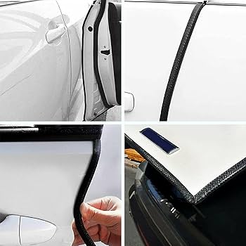 Picture of 5m Red, Blue, White, Black Colour Car Door Sealing Strip Door Edge Trim Molding Seal Strip Protection Strips Sealing Anti-rub Car-styling