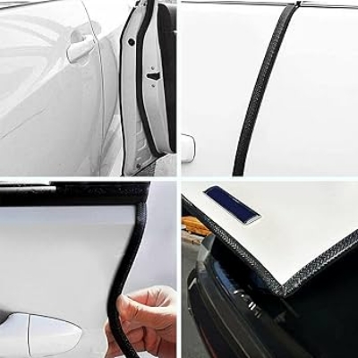 Picture of 5m Red, Blue, White, Black Colour Car Door Sealing Strip Door Edge Trim Molding Seal Strip Protection Strips Sealing Anti-rub Car-styling