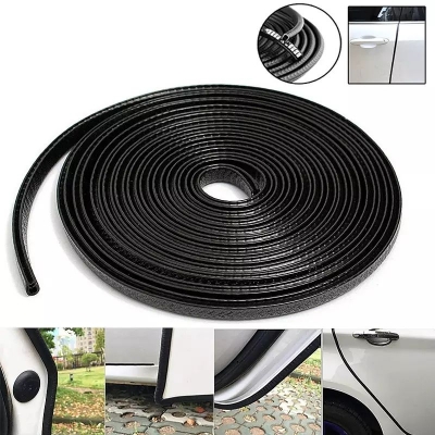 Picture of 5m Red, Blue, White, Black Colour Car Door Sealing Strip Door Edge Trim Molding Seal Strip Protection Strips Sealing Anti-rub Car-styling
