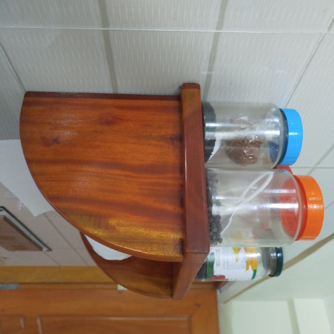 Picture of Hand Towel Wooden Wall Mounted Tissue Kitchen Roll Paper Holder Kitchen Wooden Tissue Holder Paper Roll Holder Towel Hanger Rack Bar Cabinet Rag Hanging Holder Bathroom Organizer Shelf Toilet Paper Holders