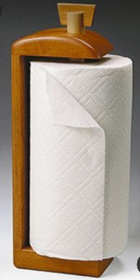 Picture of wooden kitchen tissue holder