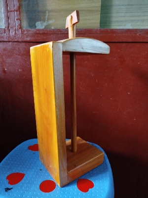 Picture of wooden kitchen tissue holder