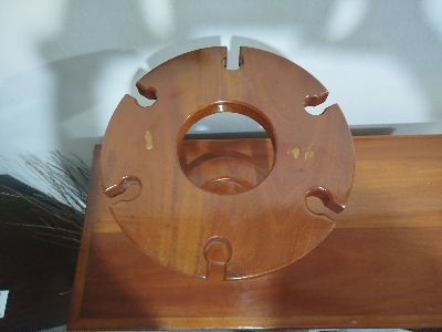 Picture of Morden Wooden bottle & Glass holder