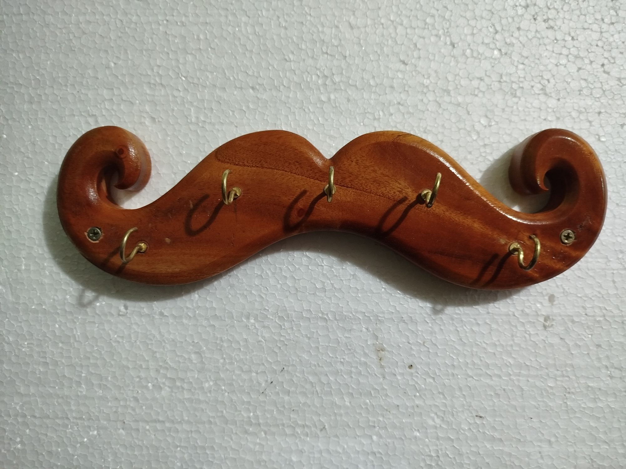 Picture of modern wooden kee holder 12"inch by 4"inch