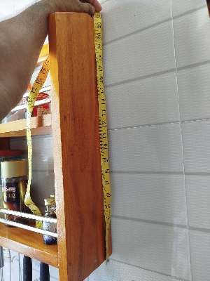 Picture of modern wooden kitchen rack 22"inch by 16"inch by 6" inch