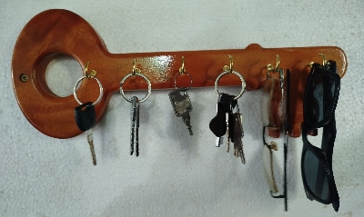 Picture of wooden kee holder 13"inch by 5"inch