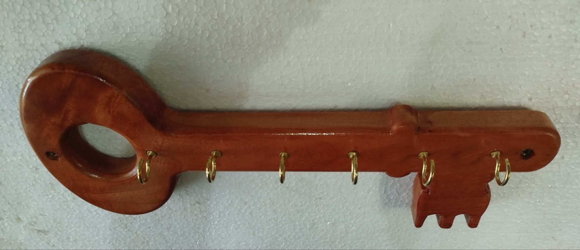 Picture of wooden kee holder 13"inch by 5"inch