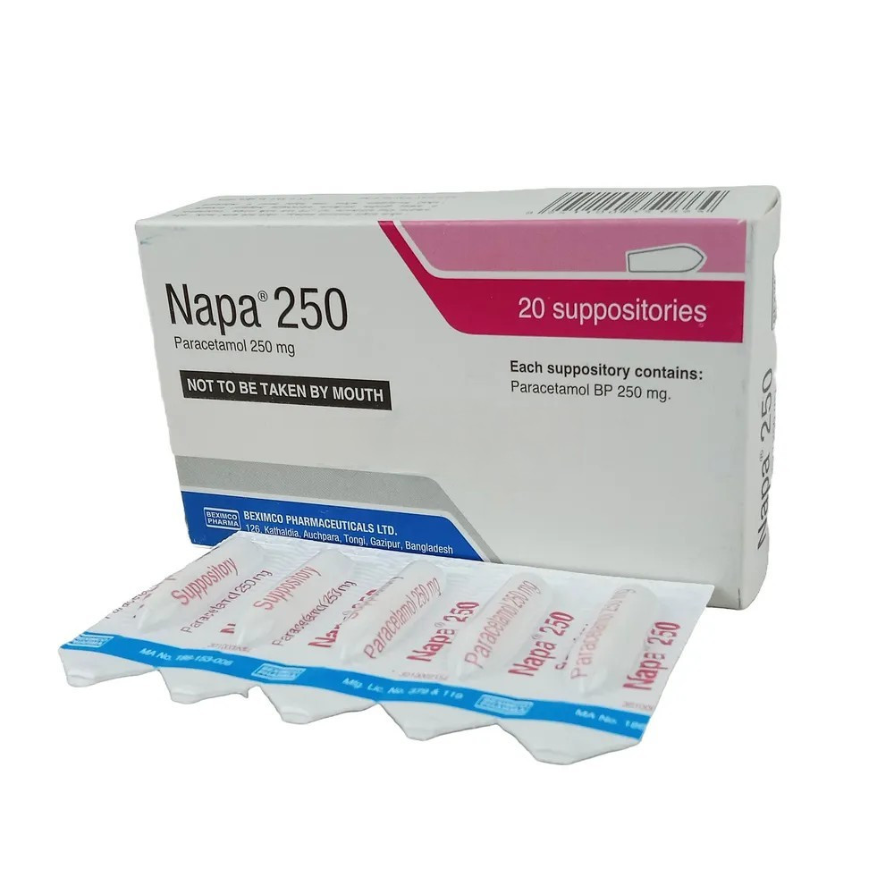 Picture of Napa 250mg Supp.