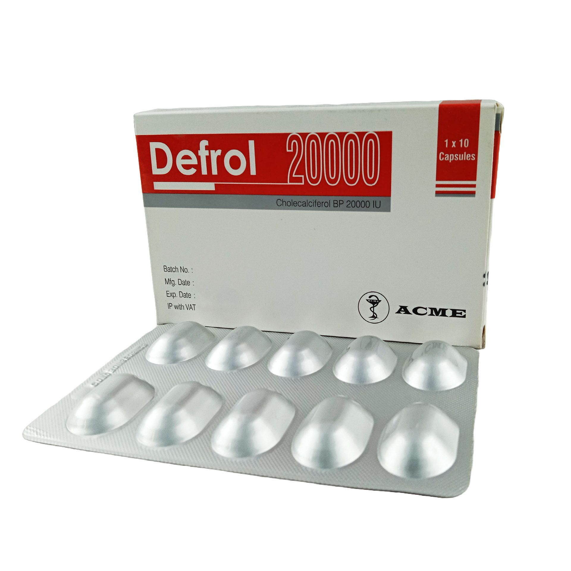 Picture of Defrol 20000IU Capsule
