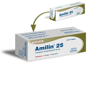 Picture of Amilin 25mg Tablet