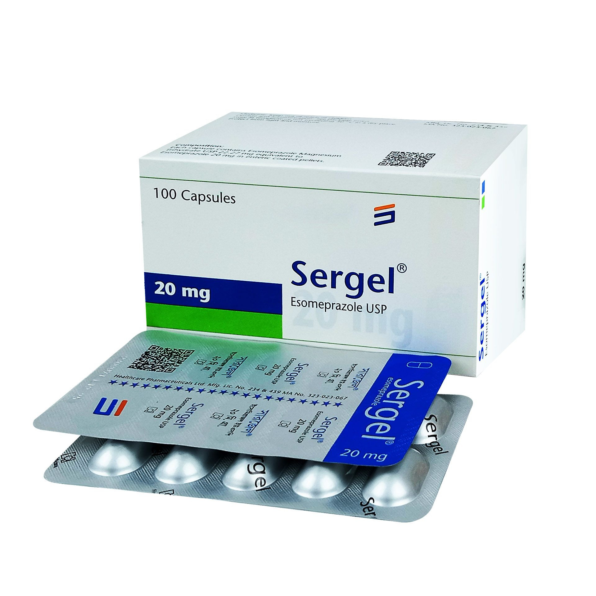 Picture of Sergel 20mg Capsule 1 pc