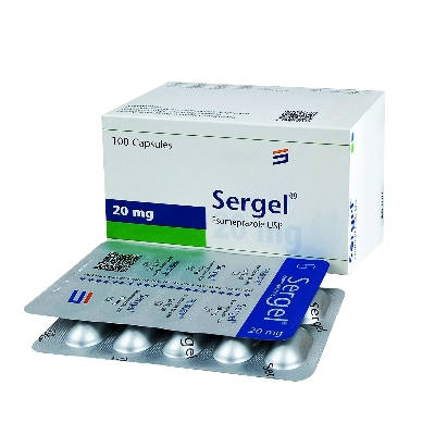 Picture of Sergel 20mg Capsule 1 pc