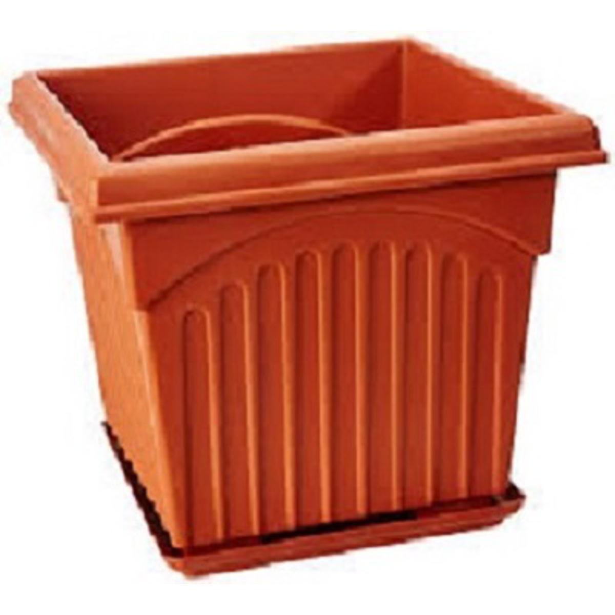 Picture of 4.5 inch BP Khandani Square Flower Tub (Super Hard quality Plastic) (Planter Tub)