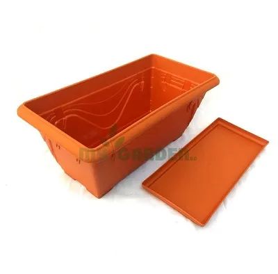 Picture of 12" Medium Size Seed Plastic Planter With Plastic Tray/Multiple Flower Tub for Plant/Plastic Flower Tub
