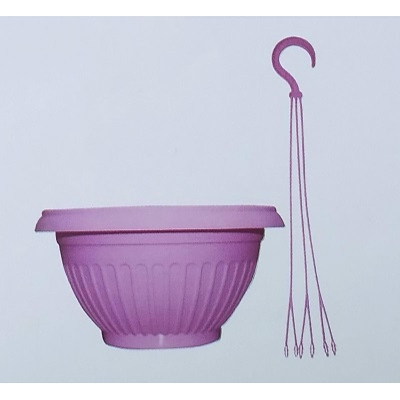 Picture of 9'' City Hanging Plastic Planter /Railing Pots/Garden Planter/Hanging Planter for Plants/Flower Tob/প্লাষ্টিক টব/ ফুলের টব