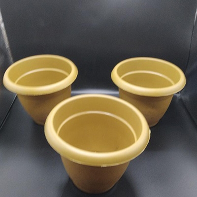 Picture of 3 Pieces 9'' Eco Plastic Planter Combo Package without Tray /Plastic Flower Tub/Hanging Flower Pot