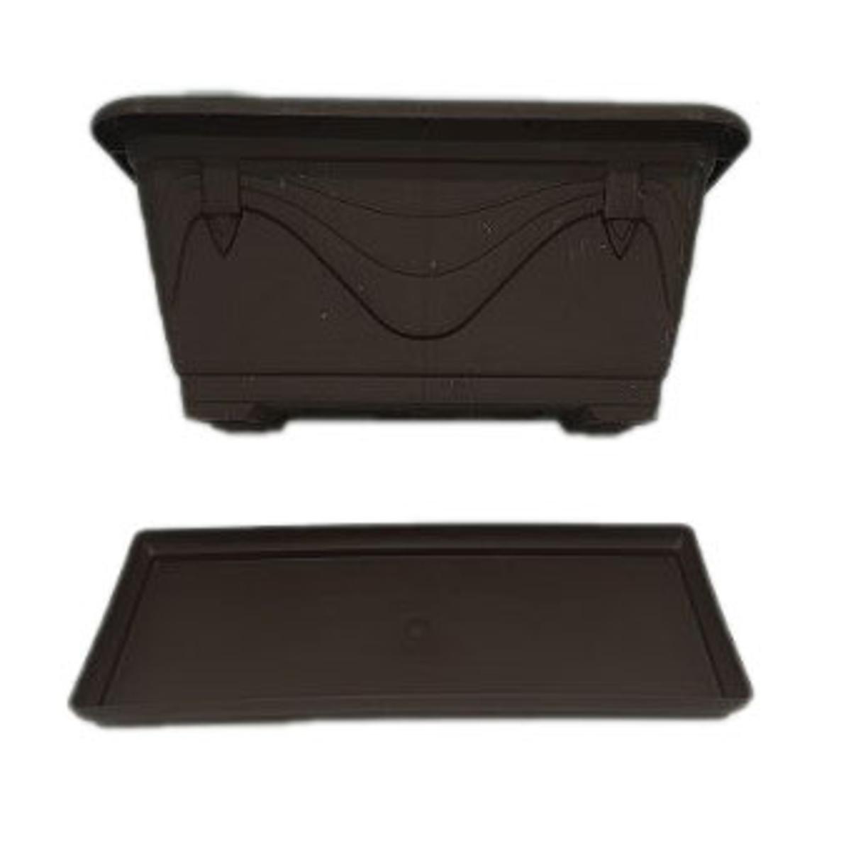 Picture of 5 Pieces Mini Small Size Seed Plastic Planter With Plastic Tray/Multiple Flower Tub for Plant/Plastic Flower Tub