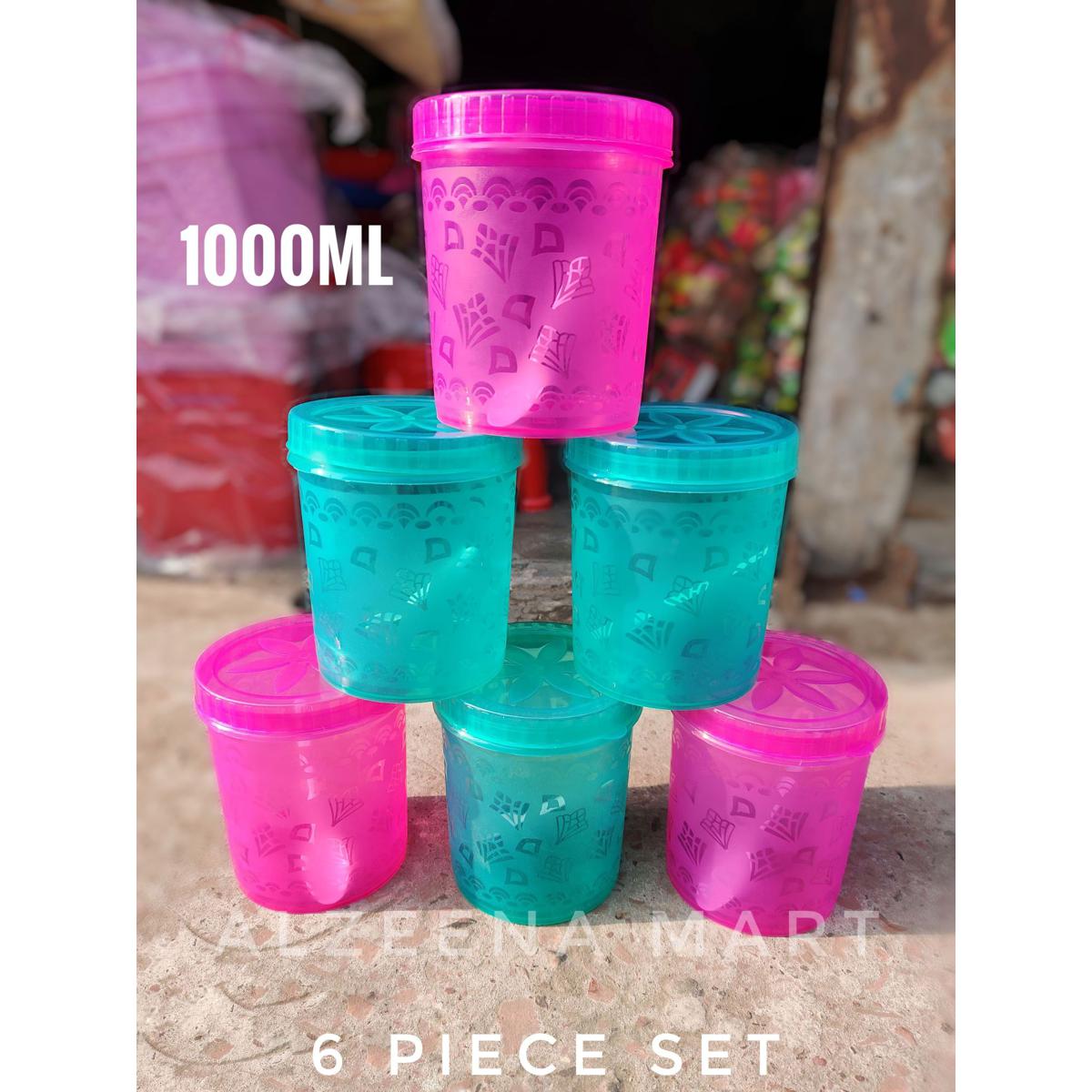 Picture of Kitchen Moshla Jar 1000ml 6pcs Multicolor