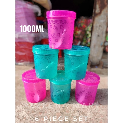 Picture of Kitchen Moshla Jar 1000ml 6pcs Multicolor
