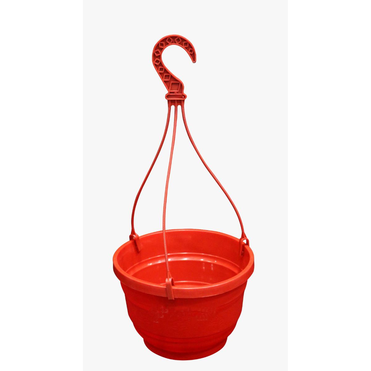 Picture of 5 Pcs Combo 7'' Inch Hanging Plastic Planter /Plastic Flower Tub/Hanging Flower Pot/Bp Plastic / Bp 7" Inch Hanging Planter / 7" Inch Hanging Pot/ Hanger /Hanging Pot /7" Inch Hanging Tub - Flower Tub