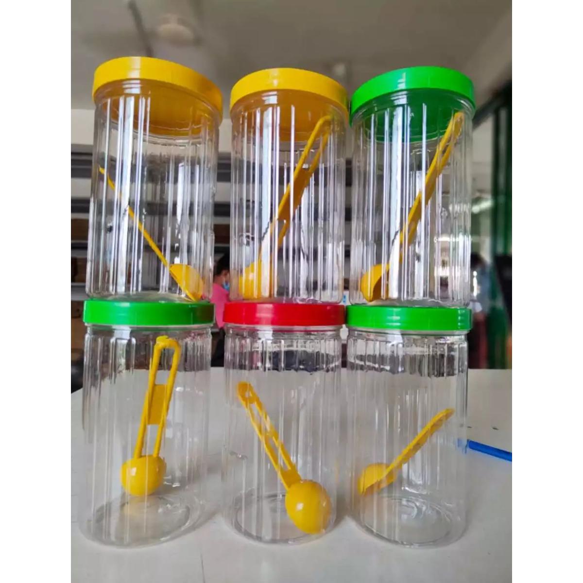 Picture of Masala Storage Jar 6Pis Combo Plastic 1000Ml - Glass Jar