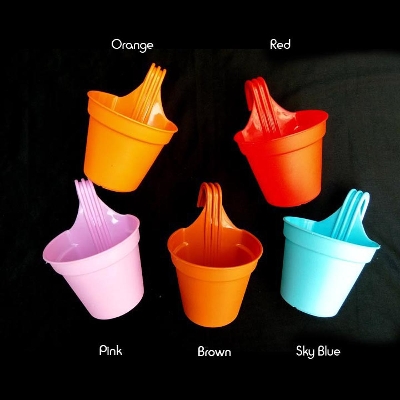 Picture of 15 cm ( 6'') Inch Medium Size Stylish Grill Planter for Plants (1 pcs)