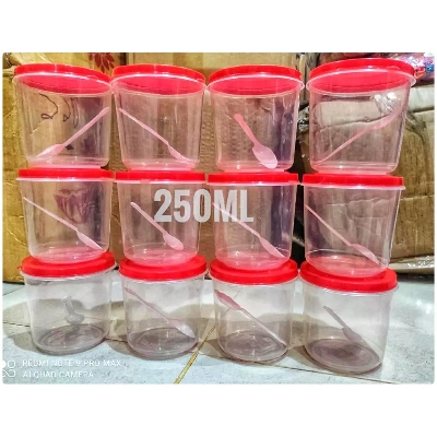 Picture of 12Pcs Plastic Jar -250ml