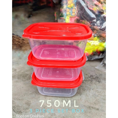 Picture of Best Quality Tiffin Box - 3Pcs/set 750ml