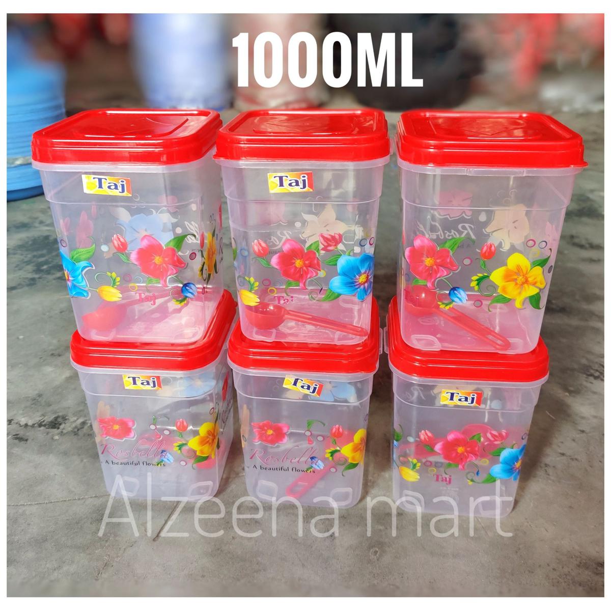 Picture of 1000 ml 6 pcs plastic jar