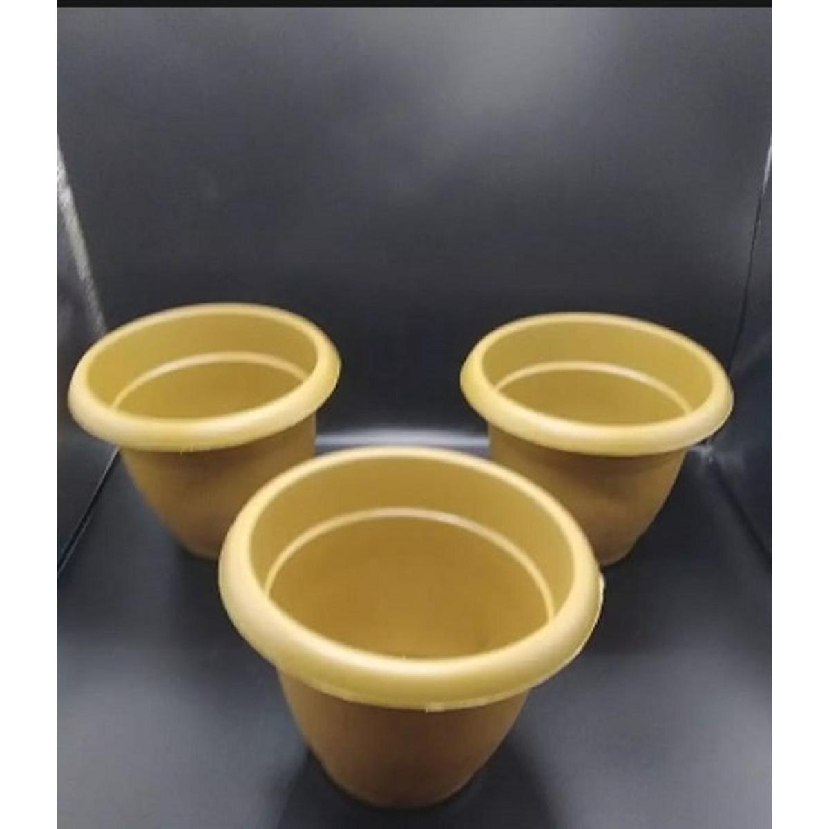 Picture of 5 Pieces 7'' Eco Plastic Planter without Tray /Plastic Flower Tub/Hanging Flower Pot/ হ্যাংগিং টব/ প্লাষ্টিক টব/ ফুলের টব