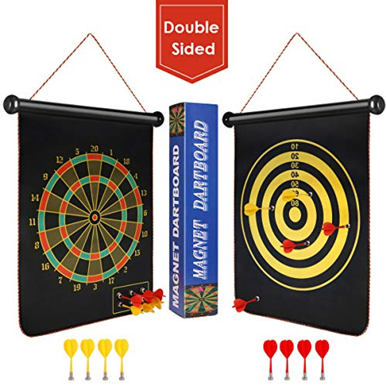 Picture of Foldable Double Sided Magnetic Dartboard 15 Inches