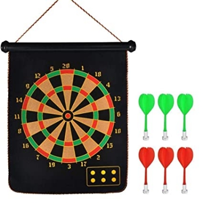 Picture of Foldable Double Sided Magnetic Dartboard 15 Inches