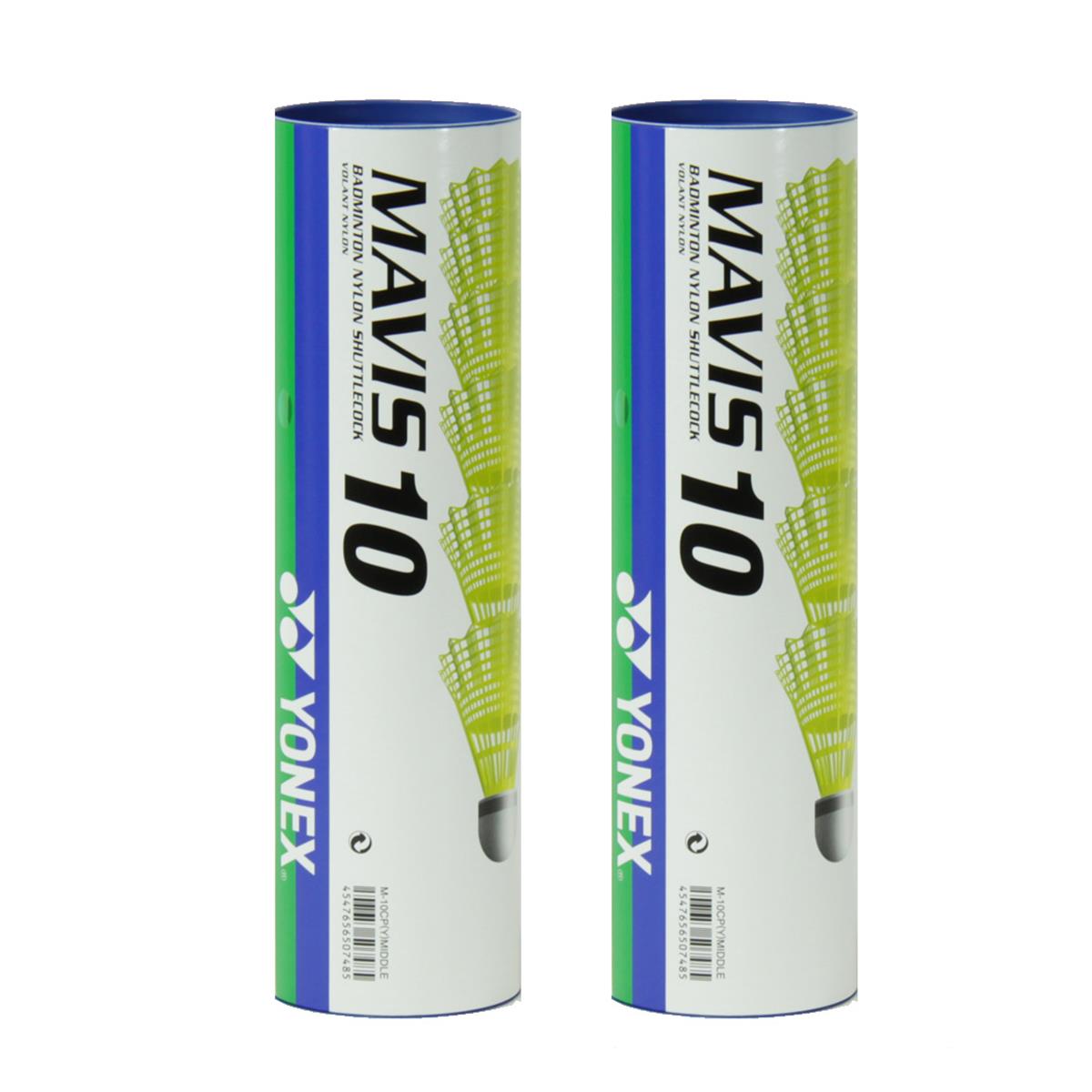 Picture of Yonex Mavis-10 Cork-Yellow-1 Dozen-Best Quality