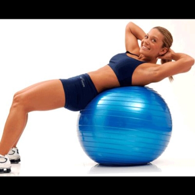 Picture of Gymnastic Fitness Ball With Pumper - Blue