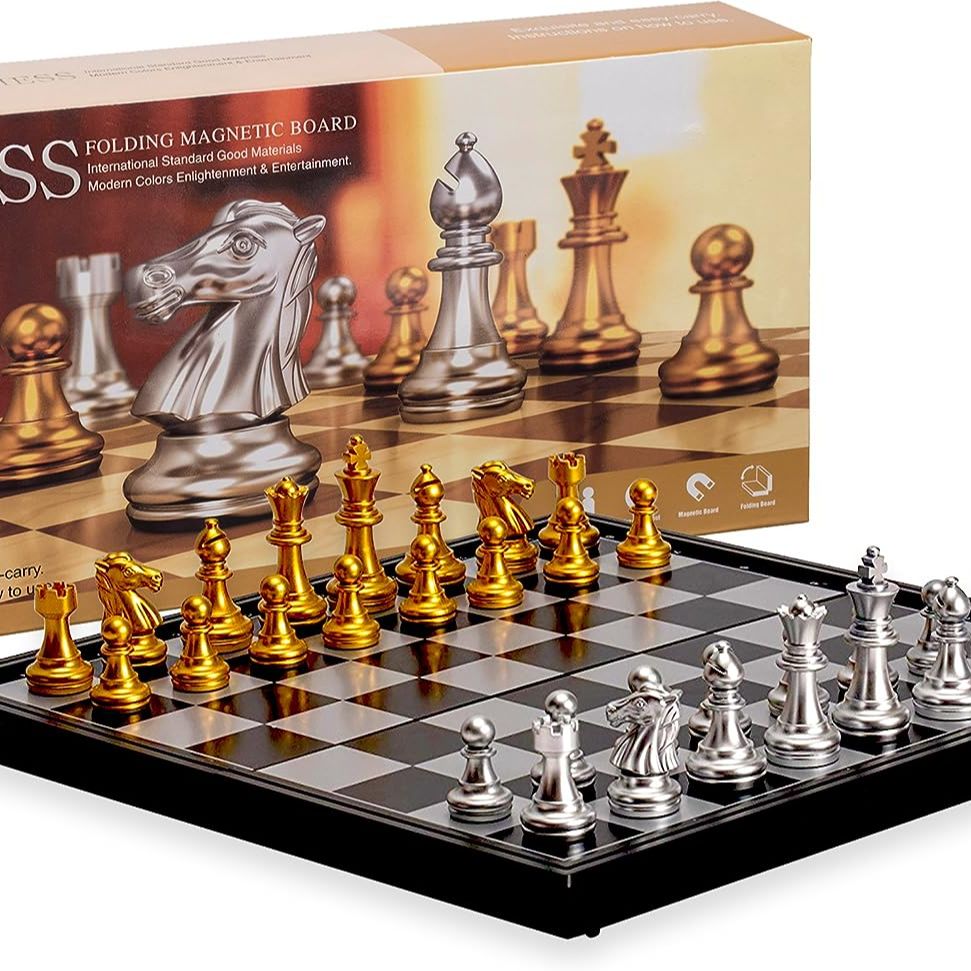 Picture of Magnetic Folding Chess Board  - Medium
