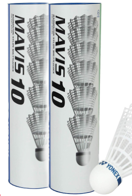 Picture of Pack Of 6 Pcs Yonex Mavis-10 Shuttlecock - White