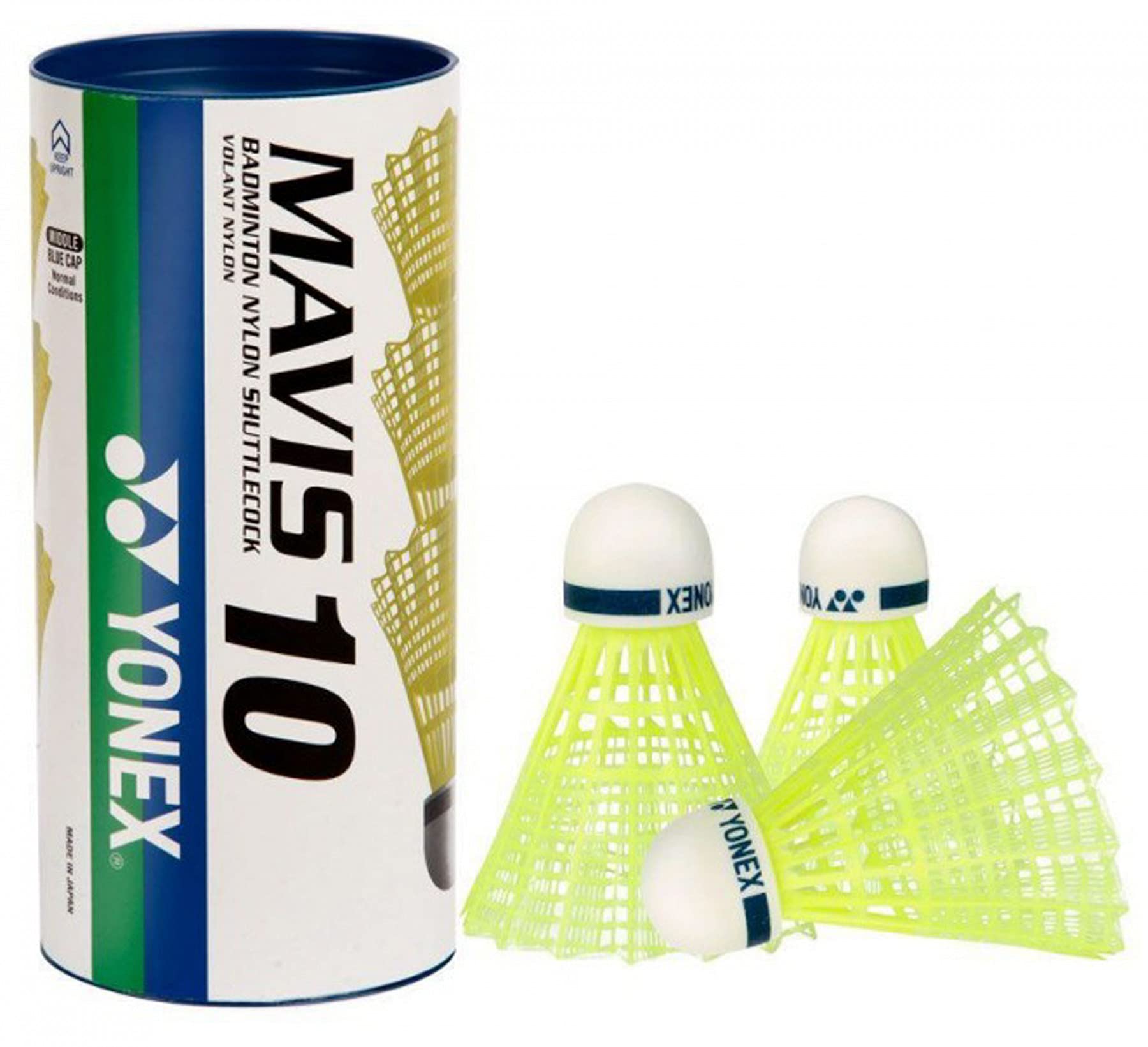 Picture of Pack of 3 pcs Yonex Mavis-10 Shuttlecock -Yellow