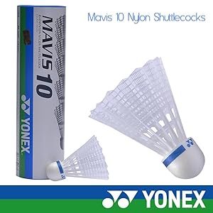 Picture of Yonex Mavis-10 Shuttlecocks - 1 dozen -White