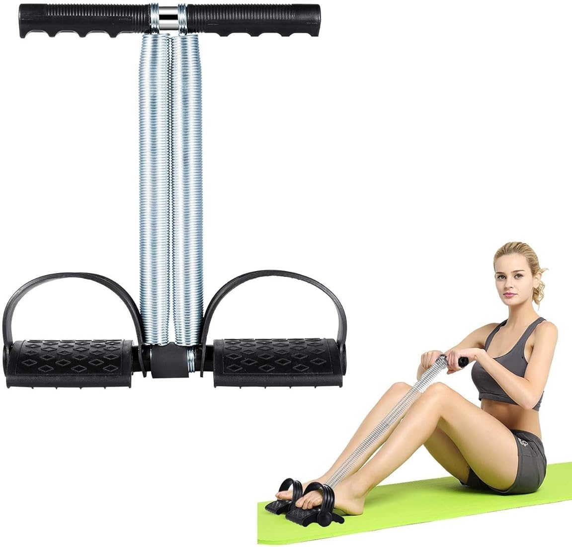 Picture of Exerciser Tummy Trimmer Double Spring - Black and Silver
