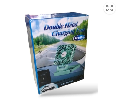 Picture of Solar Panel System & Rechargeable Fan - Multi-color