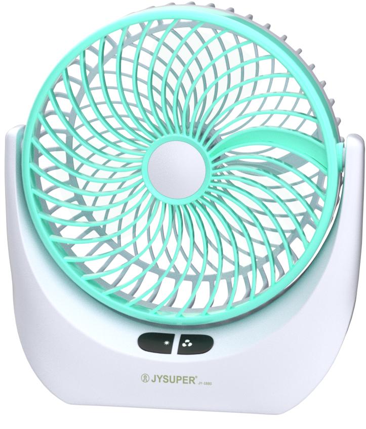 Picture of Portable USB Mini Fan With LED Light - Multi-Color