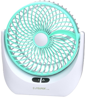 Picture of Portable USB Mini Fan With LED Light - Multi-Color