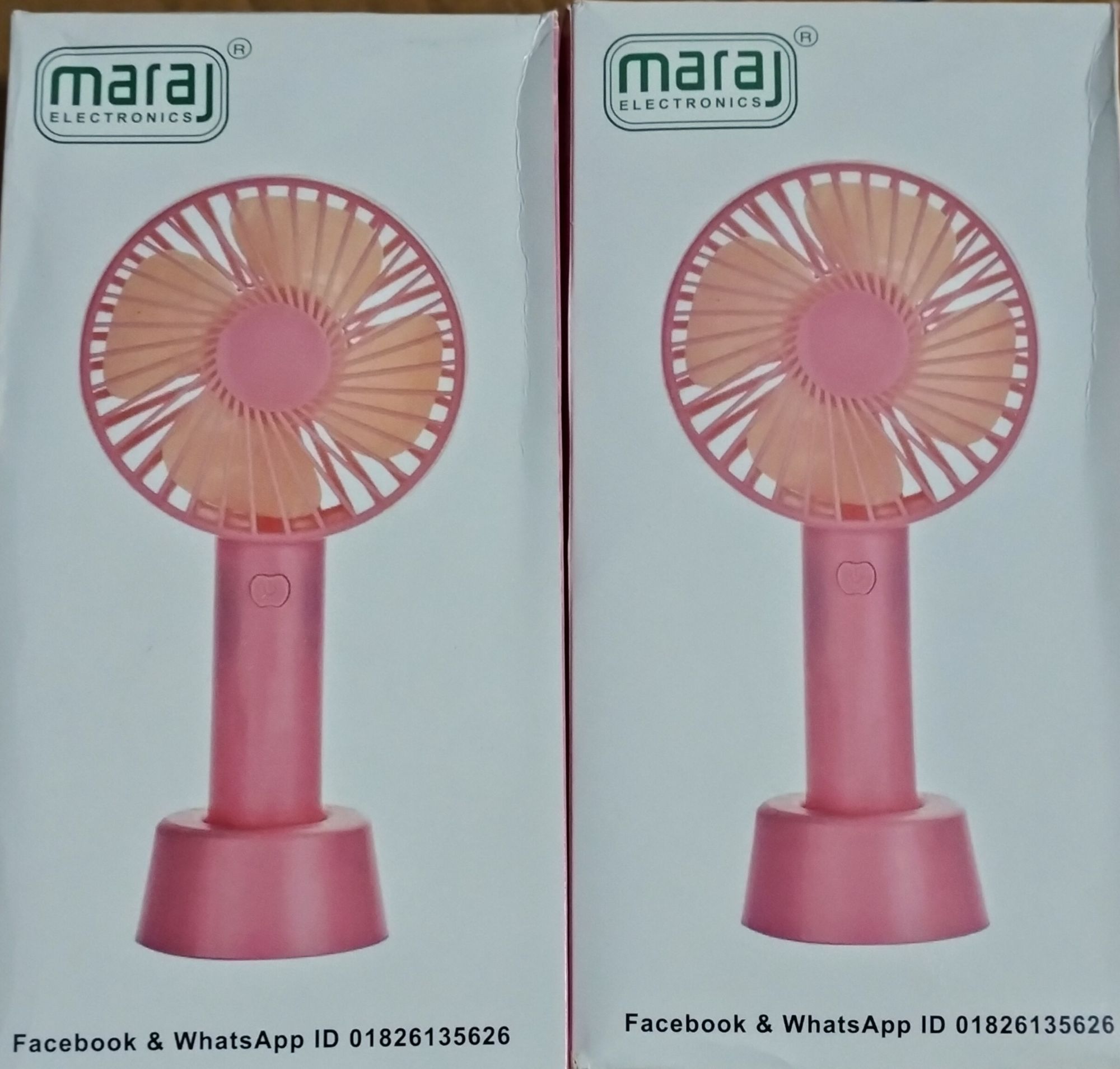 Picture of Portable Handheld Charger Fan - Multi-Color