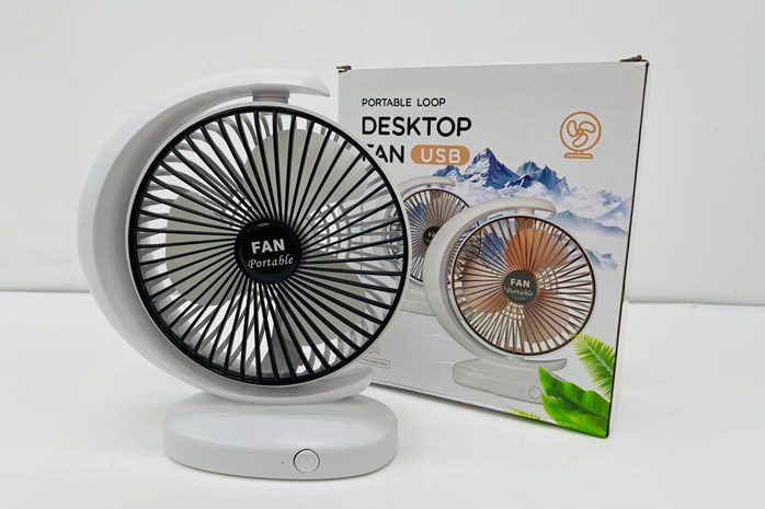 Picture of Portable Loop Desktop USB Port Fan - Multi-color